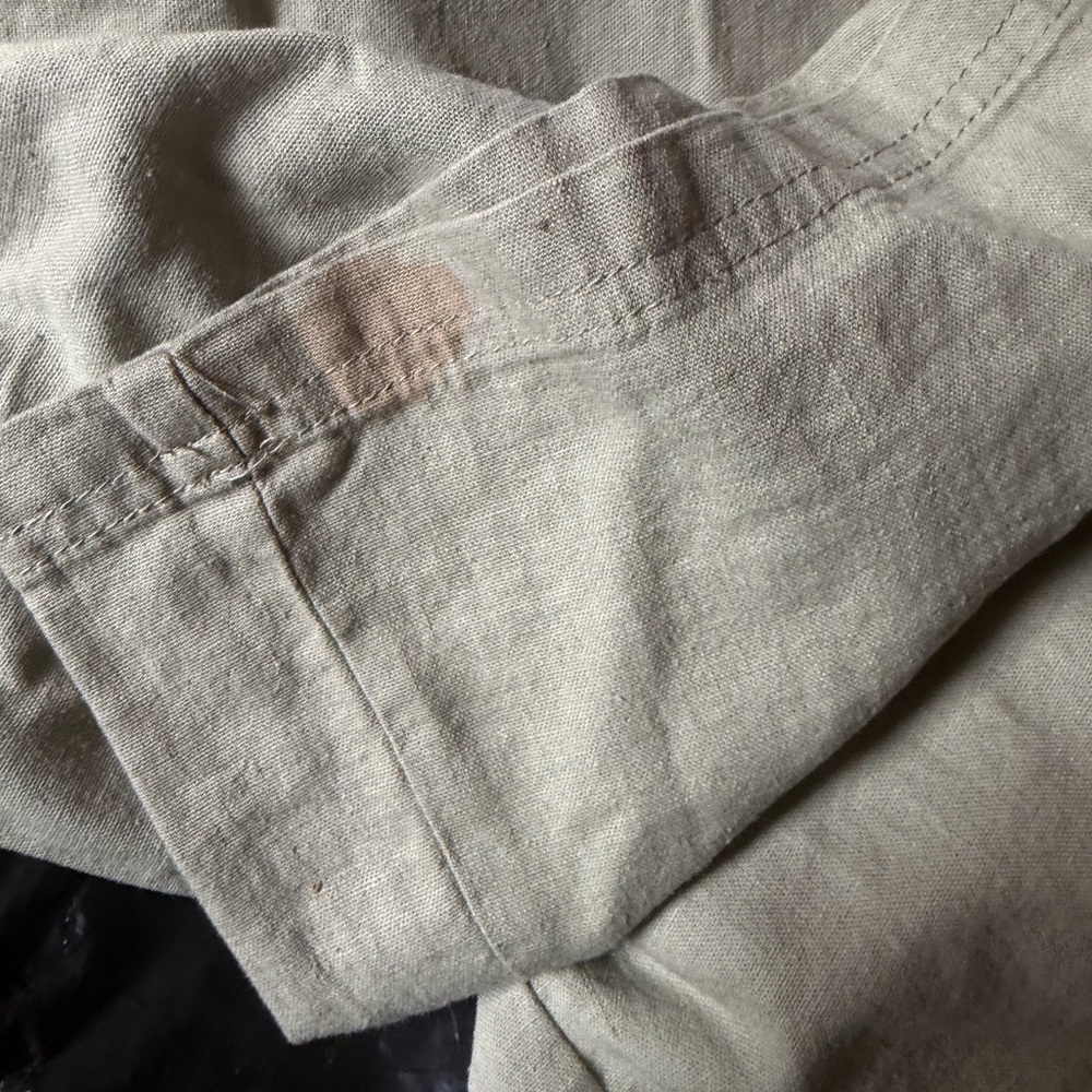Light green linen pants read description - Picture 5 of 5